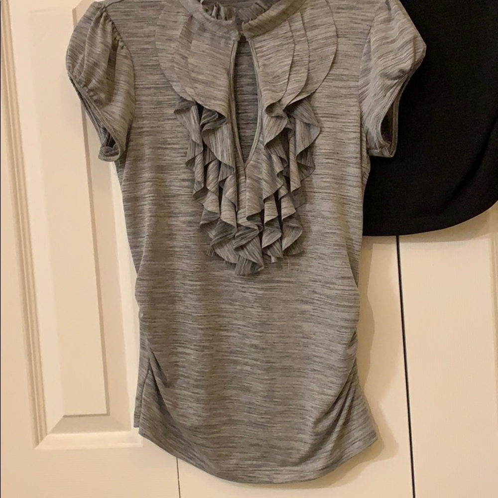 SOLD TWO Heart Soul Ruffled Collar Shirts - Picture 5 of 10